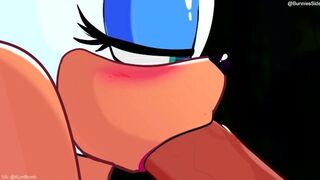 Rouge the Bat Blowjob Hentai POV - porn video