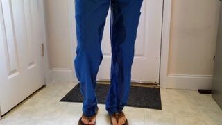 Nurse wetting her scrubs - porn video